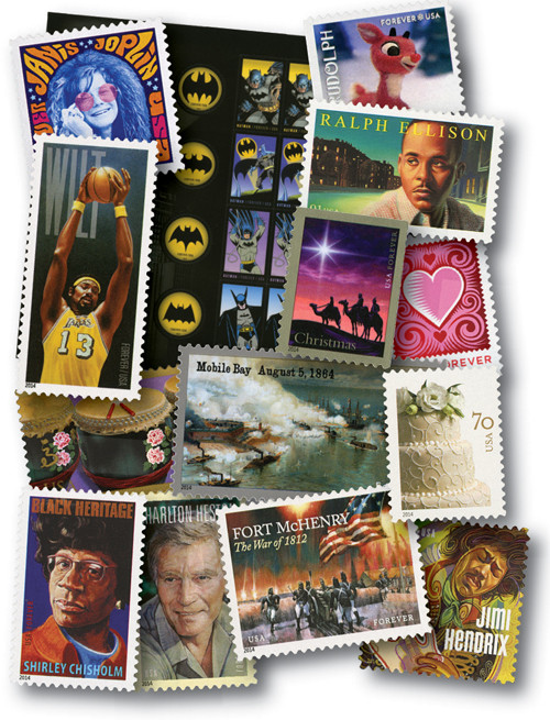 YS2014  - 2014 Commemorative Stamp Year Set