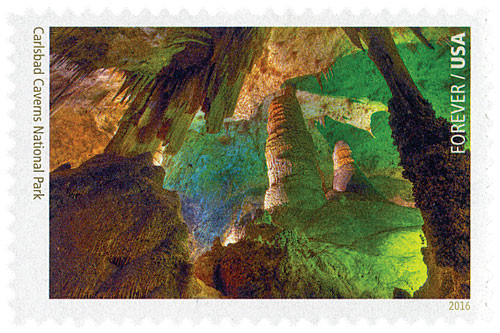 5080o  - 2016 First-Class Forever Stamp - National Parks Centennial: Carlsbad Caverns National Park