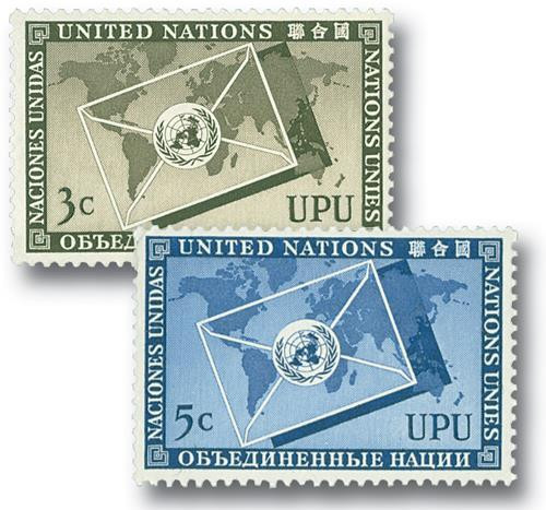 UN17-18  - 1953 UPU Issue