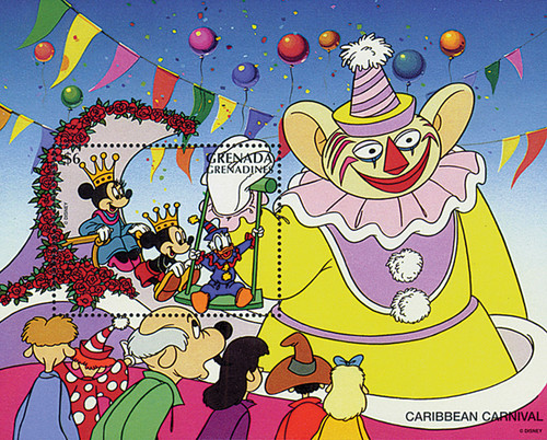 MDS351B  - 1996 Disney and Friends Celebrate the Holidays, Mint Souvenir Sheet, Grenada Grenadines