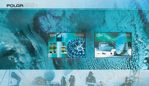 M9358  - 2007 International Polar Year, Mint Souvenir Sheet, Norway