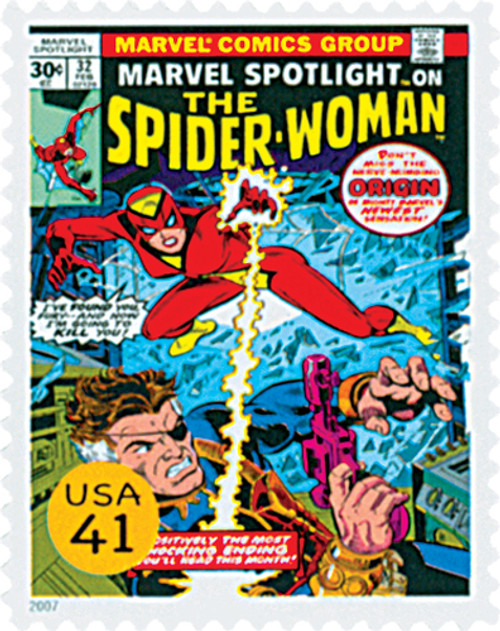 4159q  - 2007 41c Marvel Comic Super Heroes: Spider-Woman Comic
