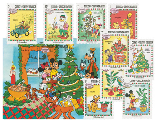 MDS484  - Turks & Caicos 1983 "Oh Christmas Tree"