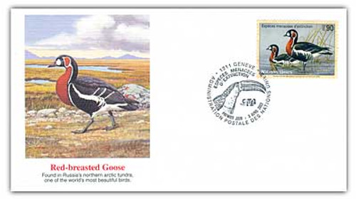 7279833  - 2003 F.s. 0,90 GN Red-breasted Goose FDC