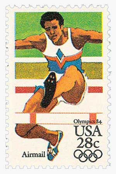 C102  - 1983 28c Hurdles