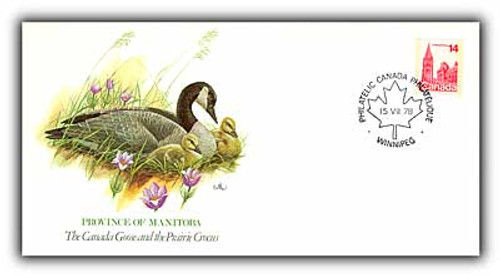 46509  - 1978 BFC Comm. Cover Manitoba - Canada Goose