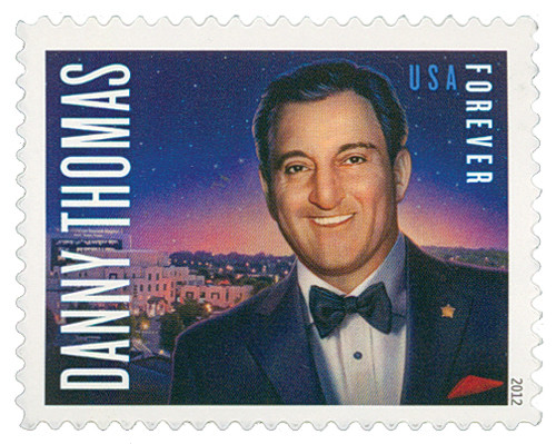 4628  - 2012 First-Class Forever Stamp - Danny Thomas