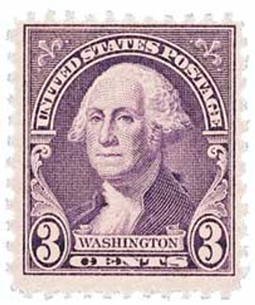 720  - 1932 3c Washington, deep violet