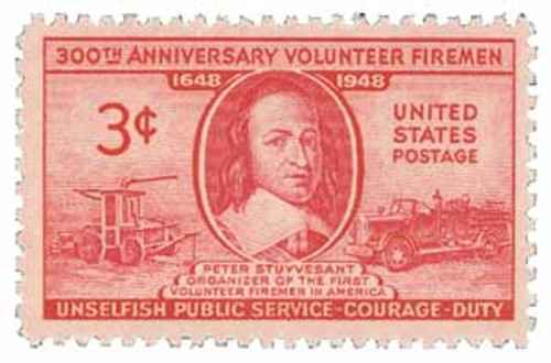 971  - 1948 3c Volunteer Firemen 300th Anniversary