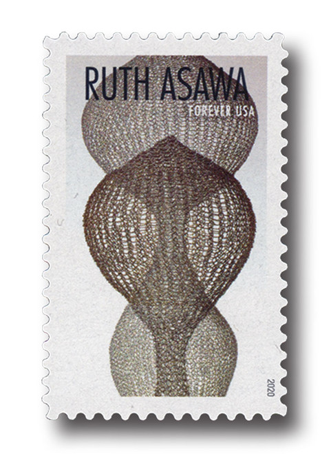 5507  - 2020 First-Class Forever Stamps - Ruth Asawa: Seven-Lobed Continuous Interlocking Form