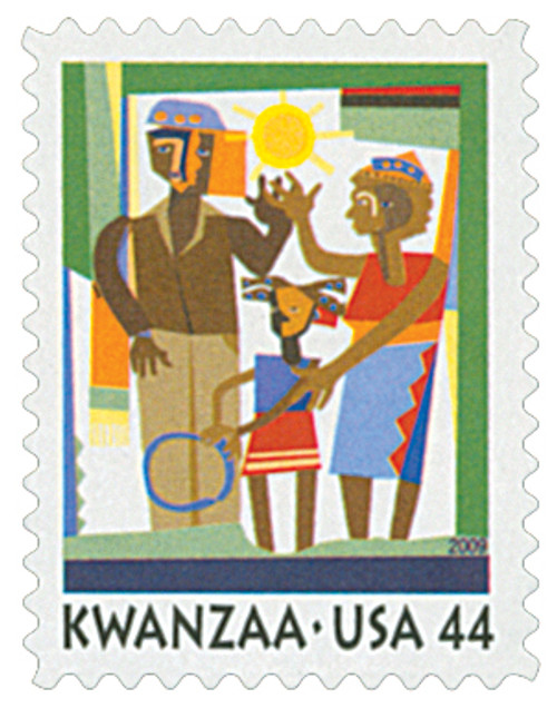 4434  - 2009 44c Kwanzaa