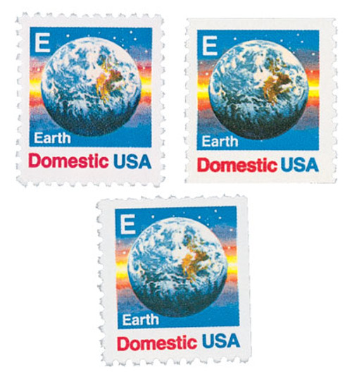 2277//82  - 1988 E-Rate Change, set of 3 stamps