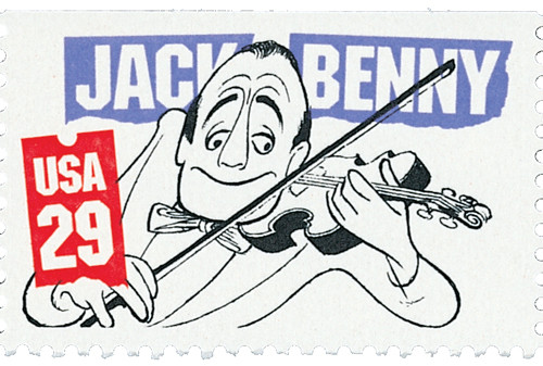2564  - 1991 29c Comedians: Jack Benny
