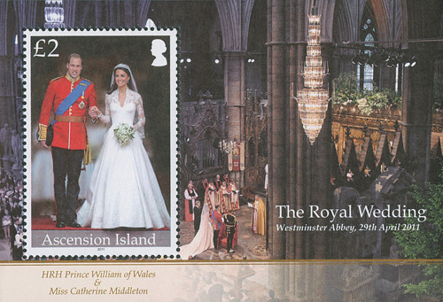 M10891  - 2011 Ascension Will & Kate Wedding s/s