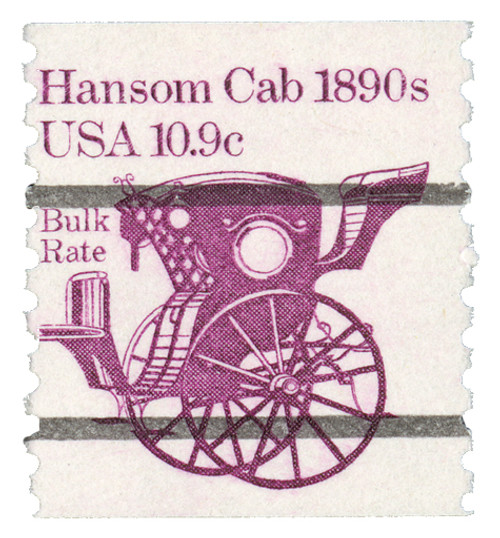 1904a  - 1981-84 10.9c Hansom Cab, precancel