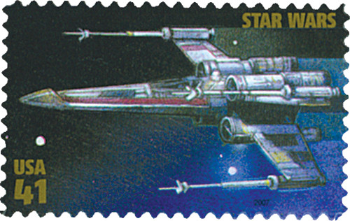 4143m  - 2007 41c Star Wars: X-Wing Starfighter