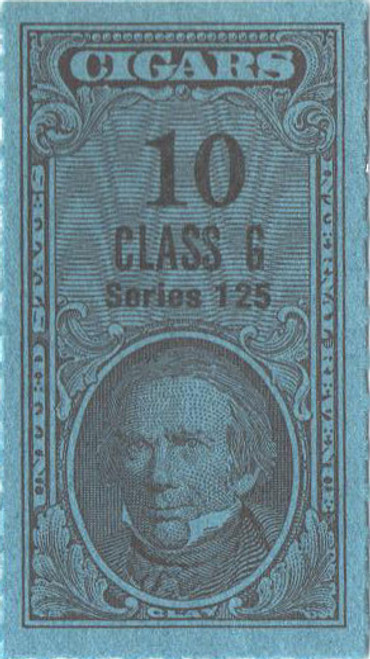 TC2675a  - 1955, 10 Cigar Revenue Tax Stamps - Class G, Series 125