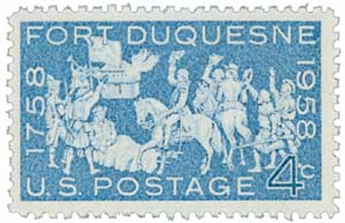 1123  - 1958 4¢ Fort Duquesne