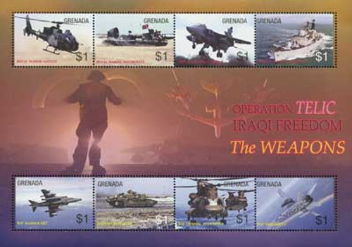 M10850  - 2003 $1 Operation Iraqi Freedom: Planes, Ships and Tanks from the Iraq War, Grenada