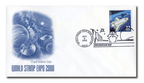 AC250  - 07/08/2000, USA, World Stamp Expo 2000 Exploration Day