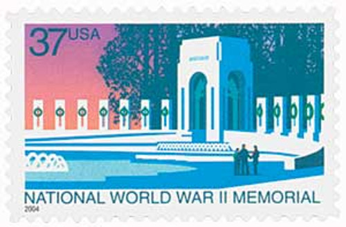 3862  - 2004 37c National World War II Memorial