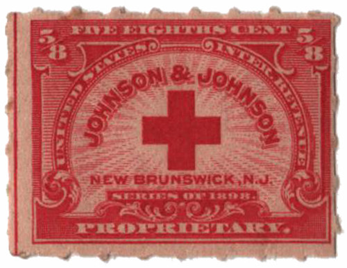 RS286r  - 1898-1900 5/8c, Johnson & Johnson