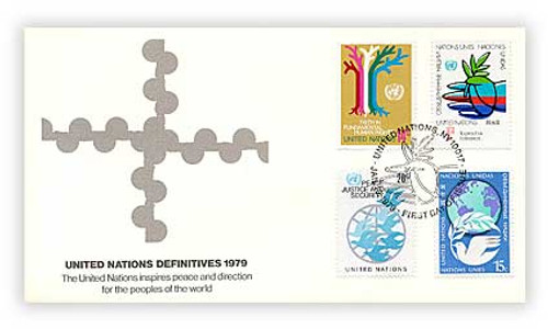 8A307P  - 5,14,15,20c 1979 Combination Cover
