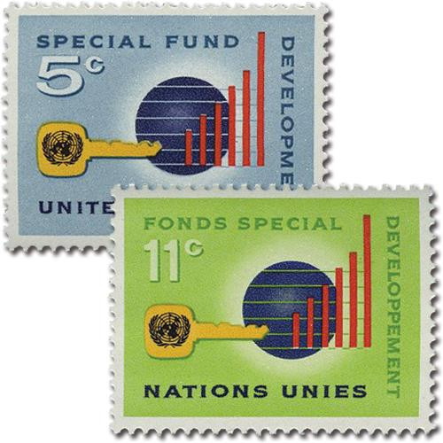 UN137-38  - 1965 United Nations Special Fund