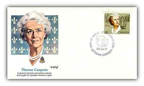 6A1047  - 1985 32c Ther­se Casgrain