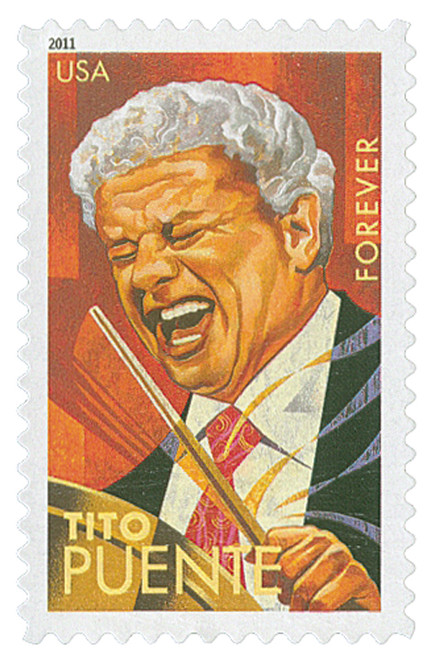 4497  - 2011 First-Class Forever Stamp -  Latin Music Legends: Tito Puente