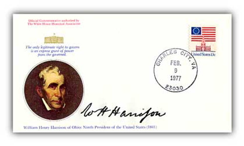 96105  - 1977 William Harrison Commemorative Cover