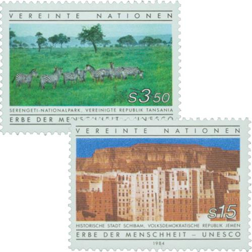 UNV42-43  - 1984 World Heritage