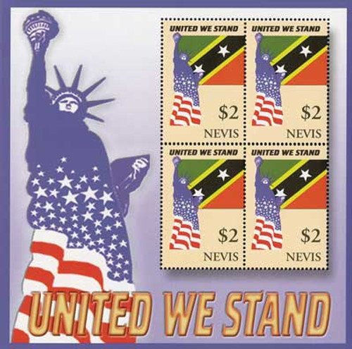 M10854  - 2002 Nevis #1298 4v Mint