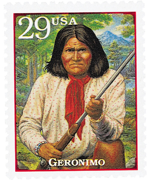 2869m  - 1994 29c Legends of the West: Geronimo