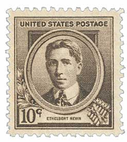 883  - 1940 Famous Americans: 10c Ethelbert Nevin