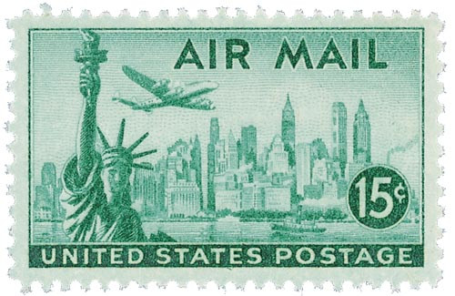 C35  - 1947 15c New York Skyline
