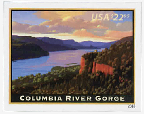 5041a  - 2016 $22.95 Imperf Columbia River Gorge