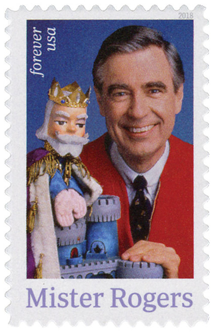 5275  - 2018 First-Class Forever Stamp -  Mister Rogers