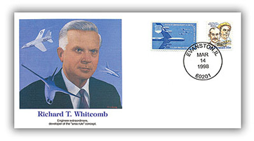 113821B  - 1997 Pioneer of Flight - Dr. Richard Whitcomb Commemorative Cover