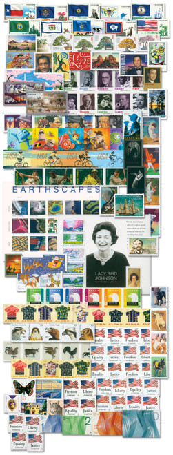 YS2012A  - 2012 Complete Year Set, 165 stamps