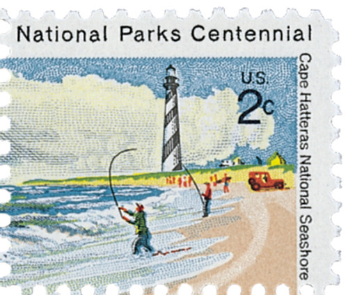 1449  - 1972 2c Cape Hatteras National Seashore: Fishermen