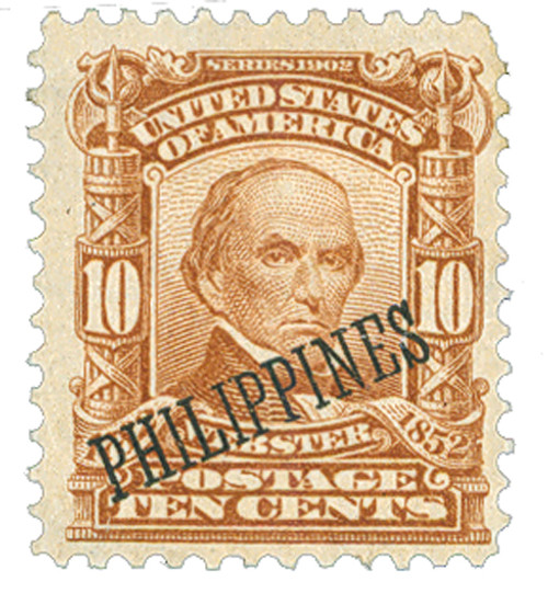 PH233  - 1903-04 10c Philippines, pale red brown, US#'s 300-310