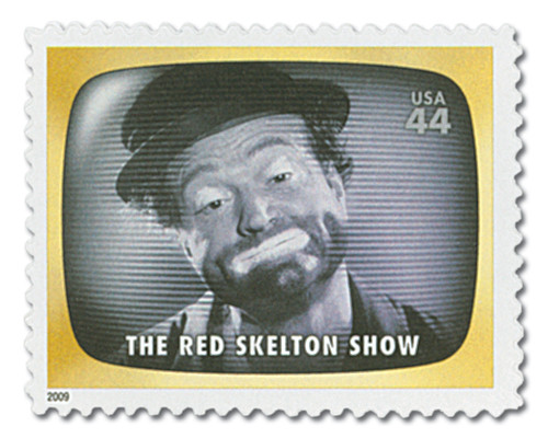4414c  - 2009 44c Early TV Memories: The Red Skeleton Show