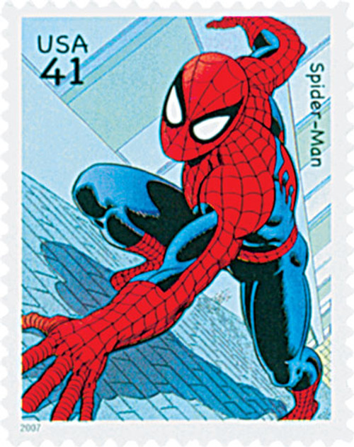 4159a  - 2007 41c Marvel Comics Super Heroes: Spider-Man Action