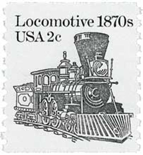 1897A  - 1982 2c Transportation Series: Locomotive, 1870s