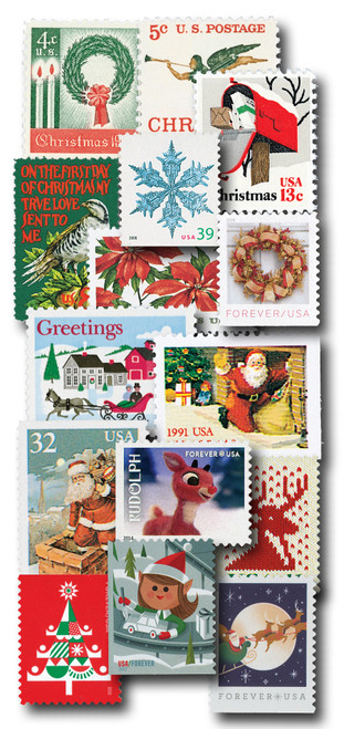 5722 - 2022 First-Class Forever Stamps - Christmas Elves: Elf and Teddy  Bear - Mystic Stamp Company