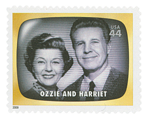 4414q  - 2009 44c Early TV Memories: Ozzie and Harriet