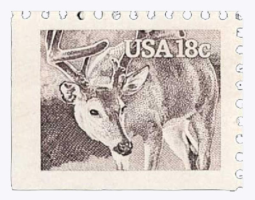 1888  - 1981 18c Wildlife of America: White-tailed Deer