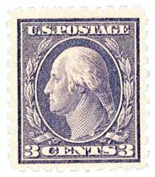 426  - 1914 3c Washington, deep violet, single line watermark