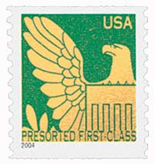3850  - 2004 25c Gold Eagle with Green Background